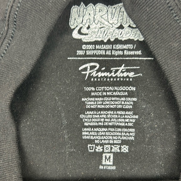 Primitive Skateboarding Naruto graphic tee shirt men’s medium - Picture 3 of 7